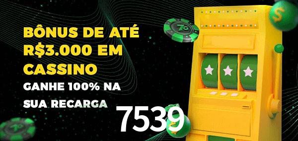 7539 melhor bônus de depósito