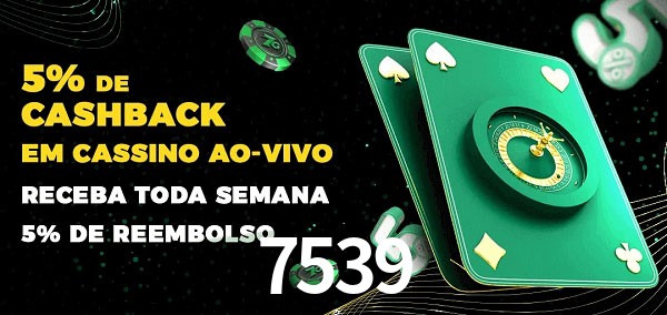 Promoções do cassino ao Vivo 7539